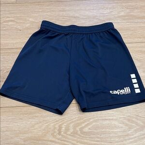 Capelli athletic shorts, navy blue, small (8), athletic